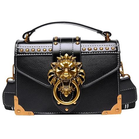 lion head shoulder bag.